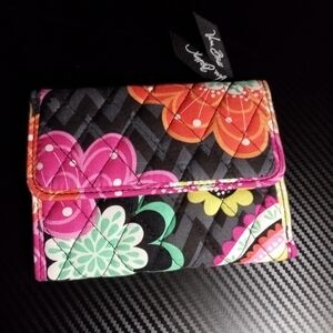 Vera Bradley Pink and Orange Wallet